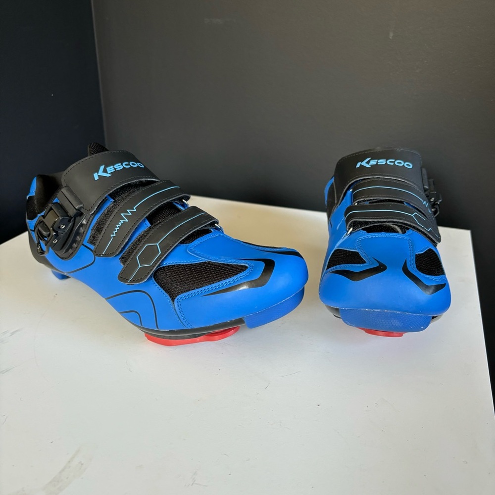 Kescoo Cycling Shoes Unisex Indoor Or Road Bike Shoes Size Men's 12 Women's 15